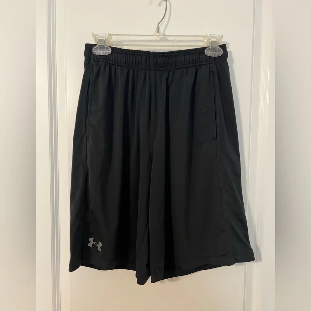 Under Armour Black Loose Fit Athletic Shorts - S - Picture 2 of 8